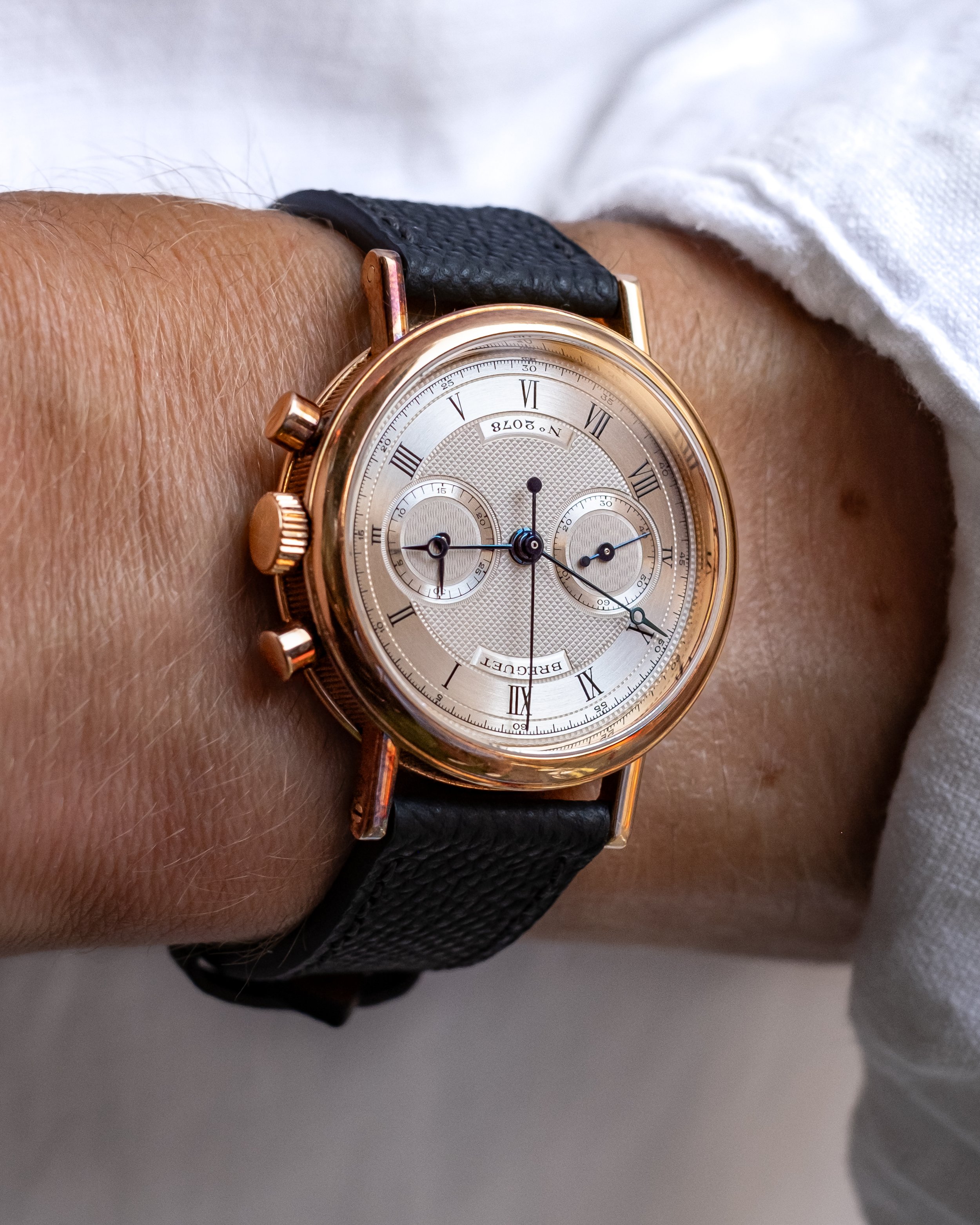 1993 Breguet Classique Chronograph BR 3237 'Rose' Full Set — Watch
